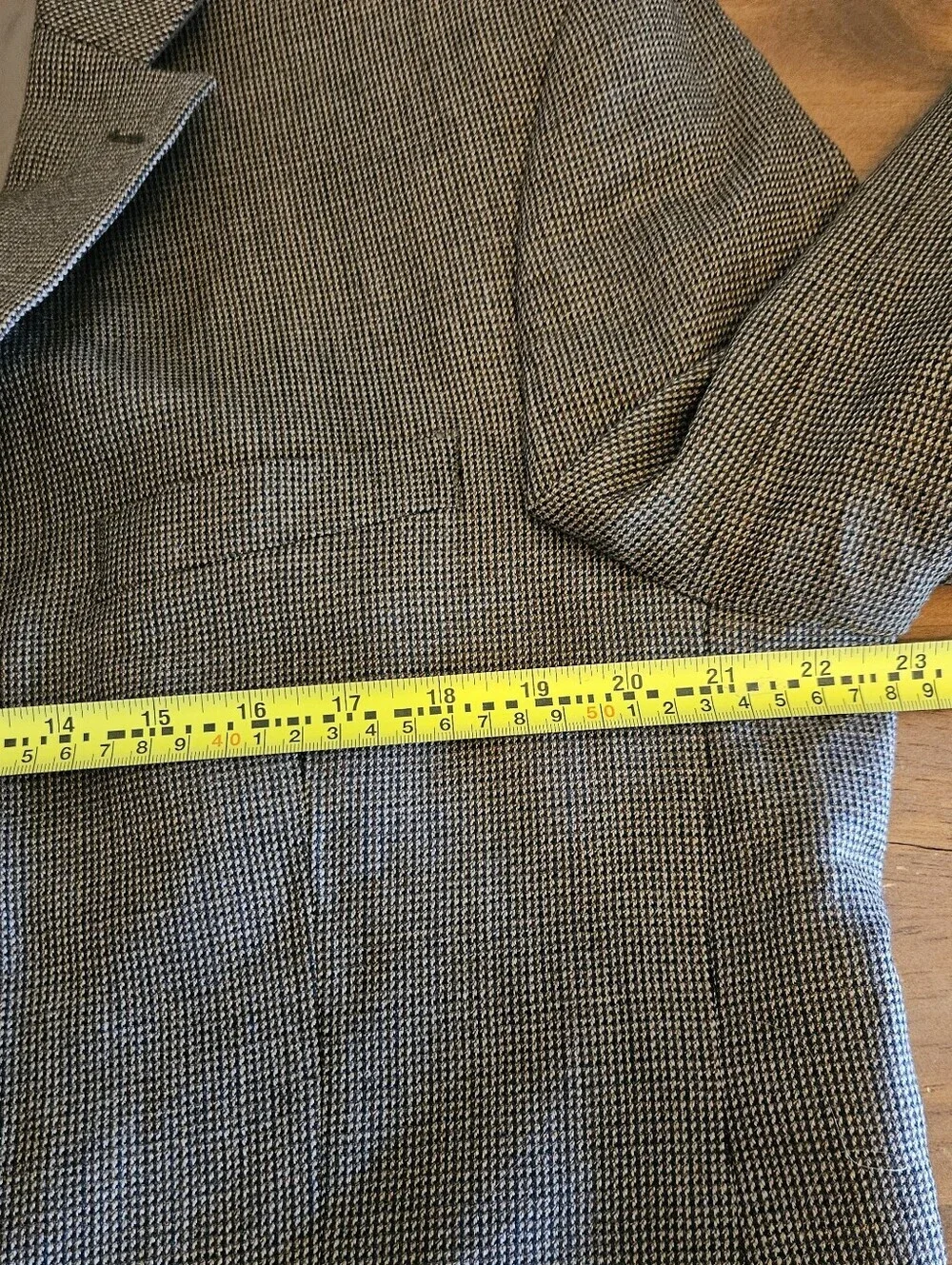 Lauren Ralph Lauren Brown Wool Tweed Men's Blazer Size 43R